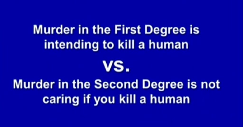 What Does First-Degree Murder Entail?