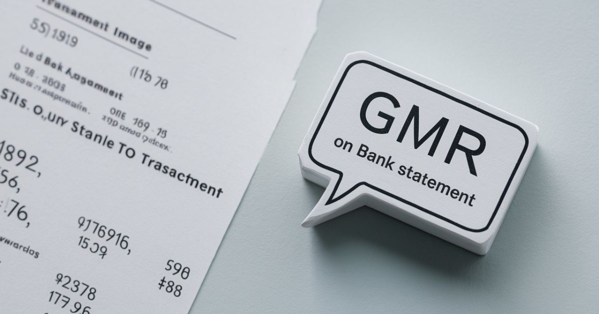 What is GMR on Bank Statement A Comprehensive Guide